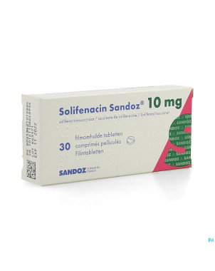 Solifenacin sandoz 10mg comp pell  30 x 10mg