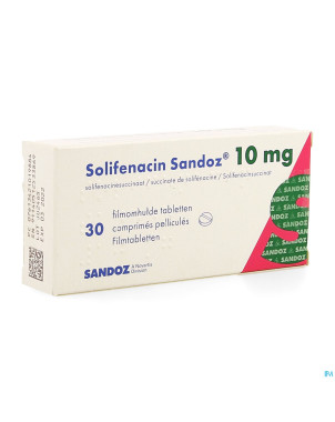 Solifenacin sandoz 10mg comp pell  30 x 10mg