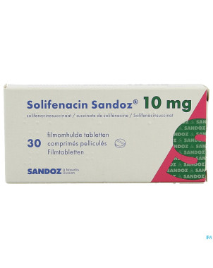 Solifenacin sandoz 10mg comp pell  30 x 10mg