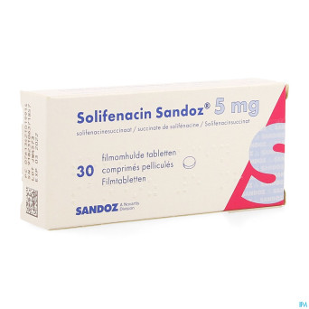 Solifenacin sandoz  5mg comp pell  30 x  5mg