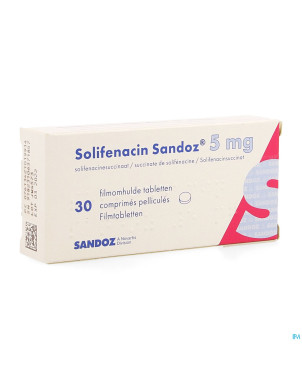 Solifenacin sandoz  5mg comp pell  30 x  5mg