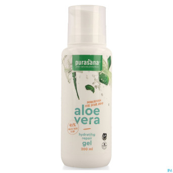 Purasana vegan aloe vera gel reparat. hydra  200ml