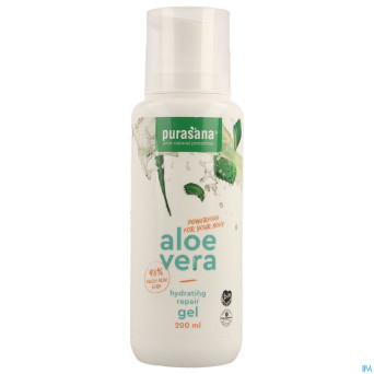 Purasana vegan aloe vera gel reparat. hydra  200ml