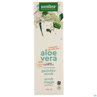Purasana vegan aloe vera gommage purif.visage100ml