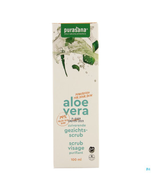 Purasana vegan aloe vera gommage purif.visage100ml