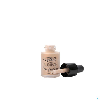 Purobio fond teint fluide drop sublim 02 bio  15ml