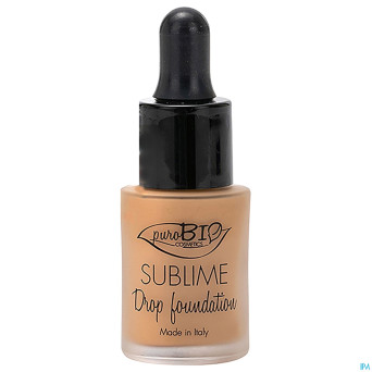 Purobio fond teint fluide drop sublim 04 bio  15ml