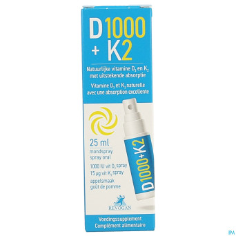 Spray vitamine d + k2  25ml revogan
