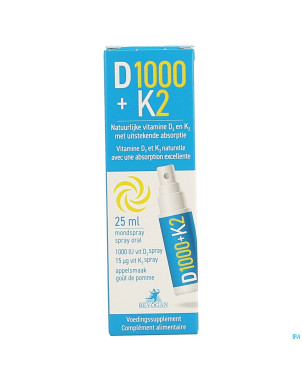 Spray vitamine d + k2  25ml revogan