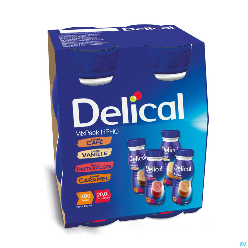 Delical mixpack hphc 4x200ml    cfr 4286787