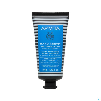 Apivita hand cream dry chapped hypericum 50ml
