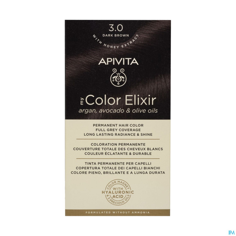 Apivita my color 3.0 dark brown 2