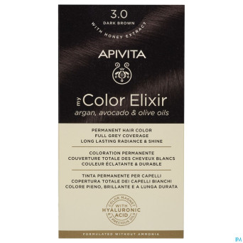 Apivita my color 3.0 dark brown 2