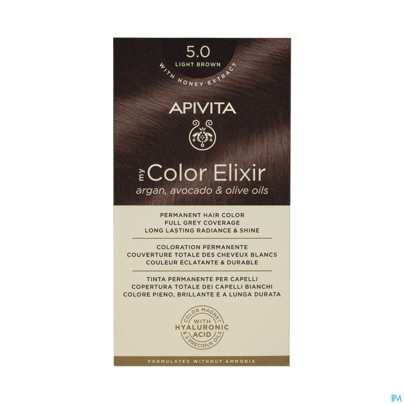Apivita my color 5.0 light brown 2