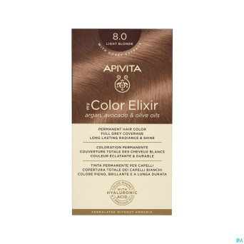 Apivita my color 8.0 light blonde 2