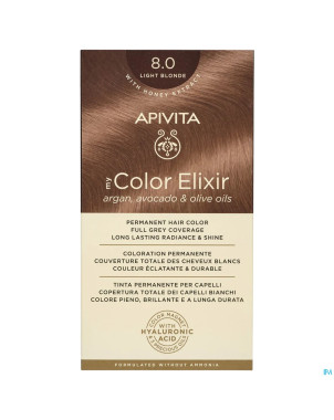 Apivita my color 8.0 light blonde 2