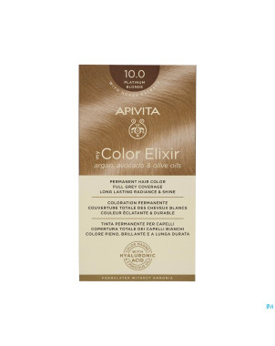Apivita my color 10.0 platinum blonde 2