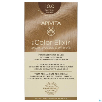 Apivita my color 10.0 platinum blonde 2