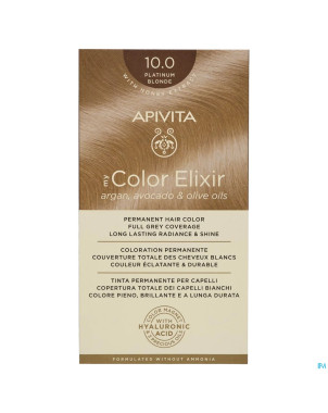 Apivita my color 10.0 platinum blonde 2