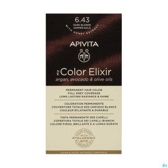 Apivita my color 6.43 dark blonde copper gold 2