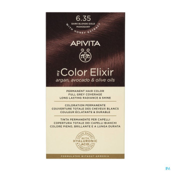 Apivita my color 6.35 dark blonde gold mahogany 2