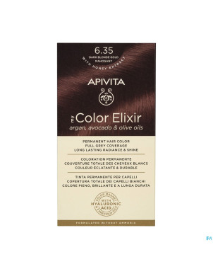Apivita my color 6.35 dark blonde gold mahogany 2
