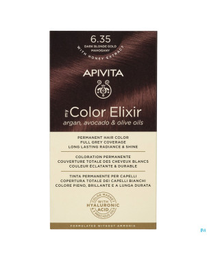 Apivita my color 6.35 dark blonde gold mahogany 2