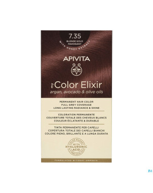 Apivita my color 7.35 blonde gold mahogany 2
