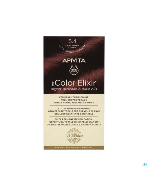 Apivita my color 5.4 light brown copper 2