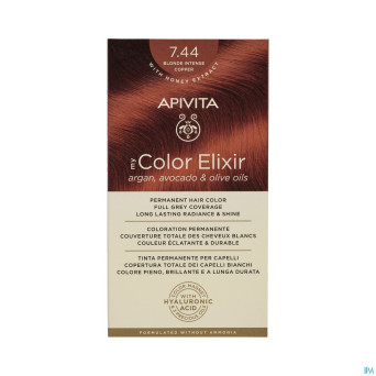 Apivita my color 7.44 blonde intense copper 2