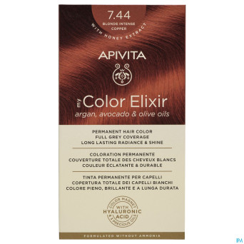 Apivita my color 7.44 blonde intense copper 2