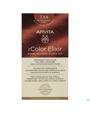 Apivita my color 7.44 blonde intense copper 2