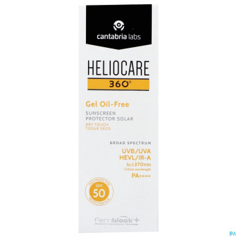 Heliocare 360 gel oil free ip50    tube  50ml