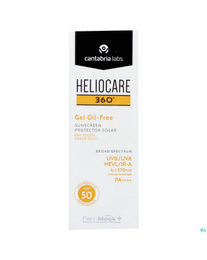Heliocare 360 gel oil free ip50    tube  50ml