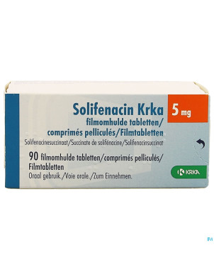 Solifenacin krka  5mg comp pell 90 x  5mg