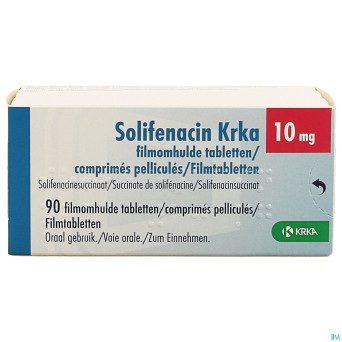 Solifenacin krka 10mg comp pell 90 x 10mg