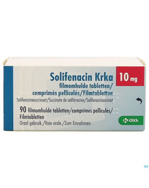 Solifenacin krka 10mg comp pell 90 x 10mg