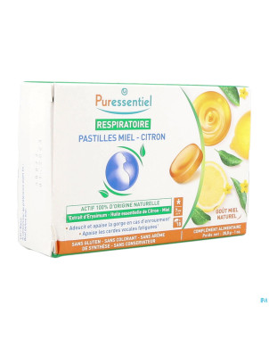 Puressentiel respiratoire pastilles miel citron 18