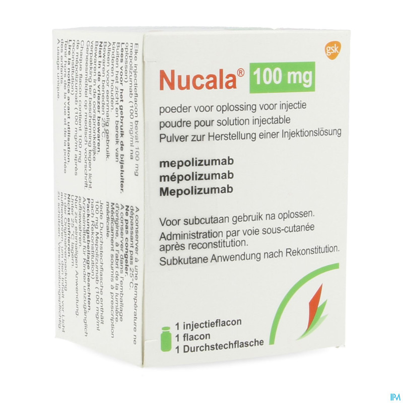 Nucala 100mg abacus pdr sol inj fl inj 1