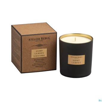 Atelier rebul bougie parf feuilles de chanvre 210g