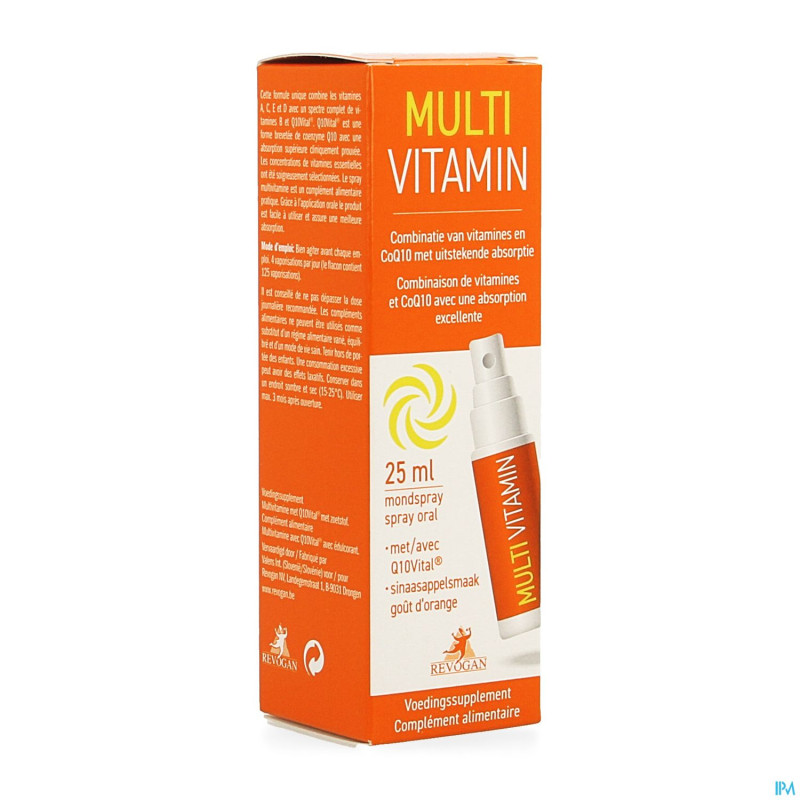 Spray multivitamin    25ml revogan