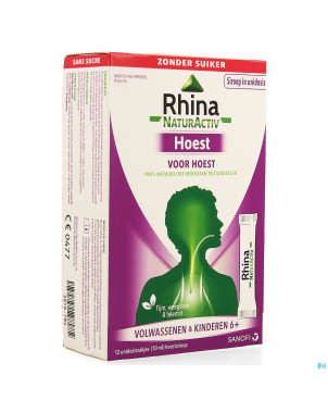 Rhina natur activ toux sach 12x10ml