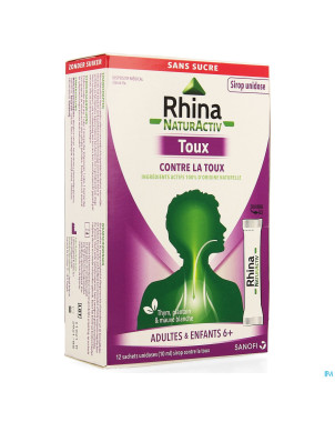 Rhina natur activ toux sach 12x10ml