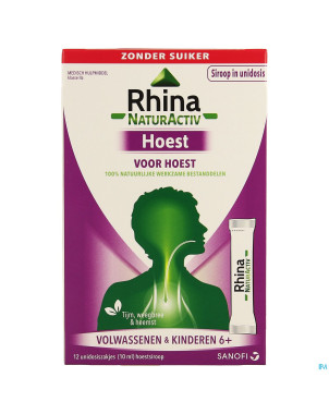 Rhina natur activ toux sach 12x10ml