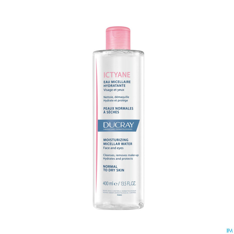 Ducray ictyane eau micellaire    fl 400ml