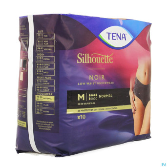 Tena silhouette noir low waist m 10    795516