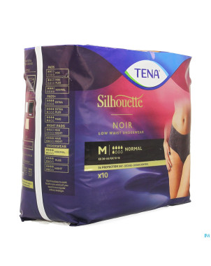 Tena silhouette noir low waist m 10    795516