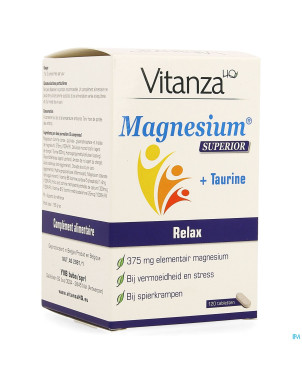 Vitanza hq magnesium superior    comp 120