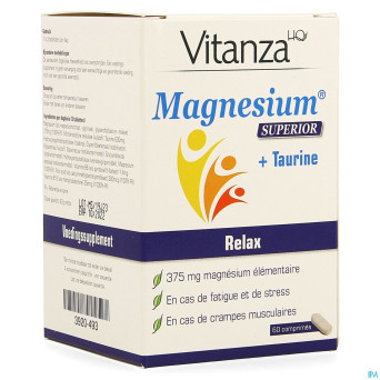 Vitanza hq magnesium superior    comp 60