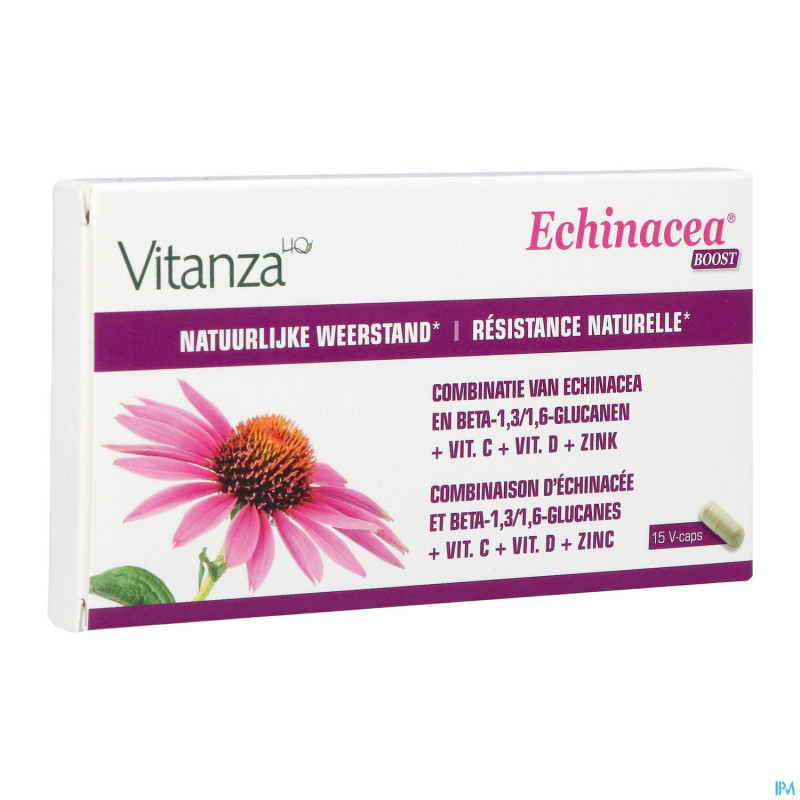 Vitanza hq echinacea boost    v-caps 15